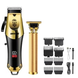 Cordless Hair Cutting Machine Stainless Steel Blade Hair Clipper USB Charging Professional Barber Trimmer for Men Hairstyle