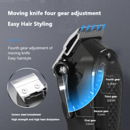 Kemei KM-1071 Electric Hair Clipper UBS Rechargeable Cordless Beard Trimmer Men Powerful Electric Hair Clipper Trimming Tool