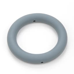 LOFCA Teething Ring 65mm Silicone Beads 3pcs Baby Charm Teether Necklace Pacifier Making BPA Free Food Grade Silicone Jewelry