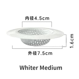 1PCS Kitchen Sink Filter Stainless Steel Mesh Strainer Wash Basin Drain Hole Trap Hair Catcher Stopper for Bathroom Accessories