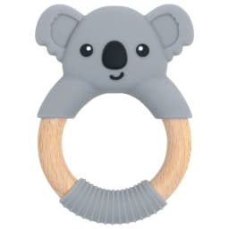 1PC BPA Free Koala Wood Ring Kids Teething Rodent Infant Baby Teether Toys Baby Gym Mobile Rattles Newborn Educational Toys