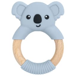 1PC BPA Free Koala Wood Ring Kids Teething Rodent Infant Baby Teether Toys Baby Gym Mobile Rattles Newborn Educational Toys