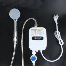 Electric Constant Temperature Water Heater Faucet Instant Heating LED Display Shower Tap Vertical Installation for Home