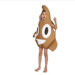Kids Funny Party Halloween Costume Poop Stool Costume Stool Kids Cosplay Carnival Costume Stage Performance Outfi