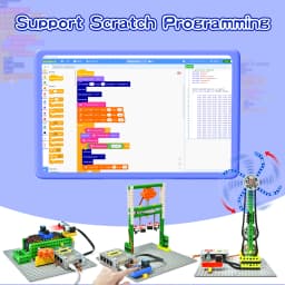Kidsbits Smart Engineering Kit for Arduino Compatible With Lego Series Support Scratch Programming Study DIY Electronic Pack