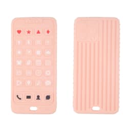 BPA Free Silicone Teether New Mobile Phone Shape Chewing Teethers Baby Rodent Pain Relief Teething Toys Kids Sensory Toy