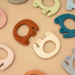 Cartoon Animal Baby Soft Silicone Teether BPA Free New Born Gift Food Grade Infant Chewing Nursing Teething Toys Babies Stuff