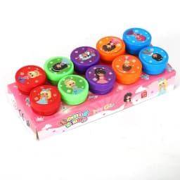 10pcs Assorted Stamps for Gift Self-ink Stamps Toy Stamps Smiley Face Seal Scrapbooking DIY Painting Photo Album Decor