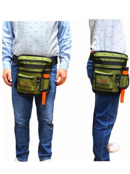 Metal Detector Finds Bag All Terrain Garden Detecting Pouch Accessories Digger Tools Bag