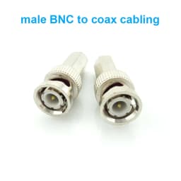 1pcs BNC RCA Male Female to BNC RCA Male Female Adapter Plug Coax Cable Video Audio Wire Converter Connector for CCTV Camera Q1