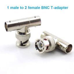 1pcs BNC RCA Male Female to BNC RCA Male Female Adapter Plug Coax Cable Video Audio Wire Converter Connector for CCTV Camera Q1