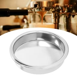 58mm Coffee Machine Backflush Insert Basket Blind Filter Coffee Maker Backwash Cleaning Blind Bowl Coffee Accessories