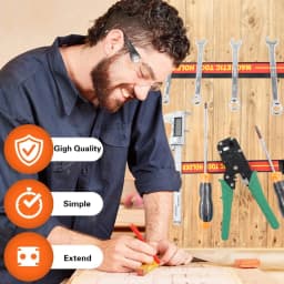 Heavy-duty Magnet Tool Bar Strip Rack,Magnetic Tool Holder,Wrench Organizer Wall Mounted Storage Tool Bar Strip Rack Space-Save