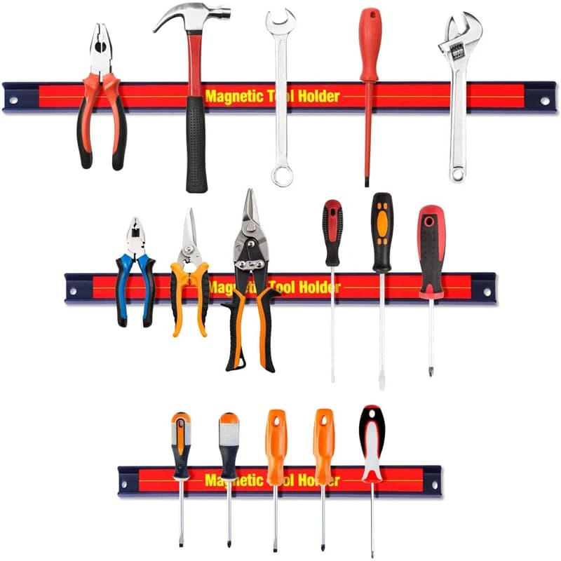 Heavy-duty Magnet Tool Bar Strip Rack,Magnetic Tool Holder,Wrench Organizer Wall Mounted Storage Tool Bar Strip Rack Space-Save
