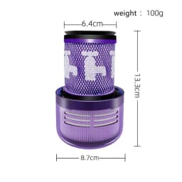 Washable Filters For Dyson V12 Slim Detect Absolute Cordless Vacuum Cleaner HEPA Filter Replacement Spare Parts Accessories