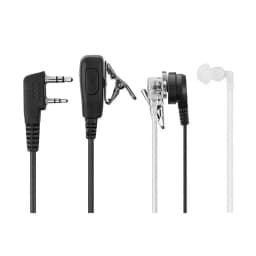 2 Pin PTT MIC Headset Baofeng Acoustic Air Tube Microphone Earphone Earpiece For EMF Anti Radiation Walkie Talkie Radio