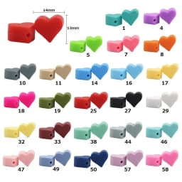 BOBO.BOX 10pcs Silicone Beads Animal Koala Raccoon Food Grade Baby Silicone Teething Toy BPA-Free DIY Pacifier Chain Accessories
