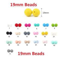 BOBO.BOX 10pcs Silicone Beads Animal Koala Raccoon Food Grade Baby Silicone Teething Toy BPA-Free DIY Pacifier Chain Accessories
