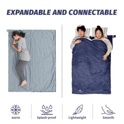 Naturehike Sleeping Bag LW180 Ultralight Waterproof Cotton Sleeping Bag Summer Hiking Camping Sleeping Bag Envelope Sleeping Bag