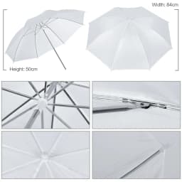 Photography Photo Studio LED Softbox Umbrella Lighting Kit With 4 Color Backdrop 2*3m Background Frame 20W Corn Light