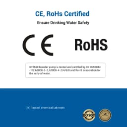 Coronwater 400 Gpd Self-Priming RO Booster Pump 4002-SB1 in Reverse Osmosis System