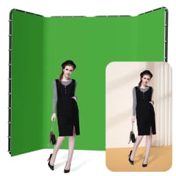 SH 2.4x4M Background Stand Frame With Photography Green Screen Backdrops Photography Background Support Studio Light Tripod