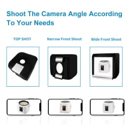 Photo Light Box 60 Folding Light Room LED Lights For Photography Lightbox Studio Take Picture LED Lighting Tent With 4 Backdrop