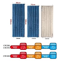 Naturehike CW280 CWM400 CW295 Sleeping Bag Winter Waterproof Goose Down Sleeping Bag Ultralight Hiking Camping Sleeping Bag