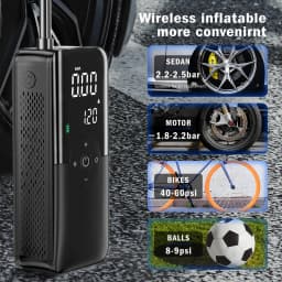 Carsun Air Compressor 12v Air Pump For Car Portable Tyre Inflator Electric Motorcycle Pump Air Compressor For Car Bicycle