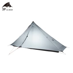 3F UL GEAR LanShan 1 Pro 1 Person Outdoor Ultralight Camping Tent 3/4 Season 230*80*125CM Two Side 20D Silnylon
