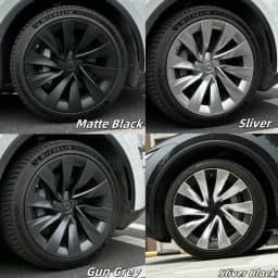 4PCS Wheel Cover 20 Inch for Tesla 2025 Model Y Juniper Performance Replacement Helix 2.0 Automobile HubCap Full Rim Accessories