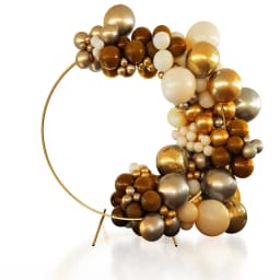 Metal Circle Stand Wedding Arche Round Balloon Arch Flower Gold Background Arch DIY Frame Birthday Party Baby Shower Decorati