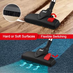 Vacuum Cleaner Corded 18Kpa Powerful Suction 600W Motor Handheld Vacuum Cleaner Multipurpose 3 in 1 Household Cleaning Appliance