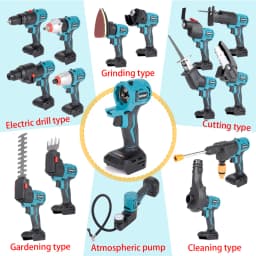 Brushless Multifunctional Tool Set Electric Screwdriver Electric Saw Water Gun Polishing Machine Reciprocating Saw Swinging Tool
