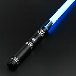 TXQSABER Heavy Dueling RGB / Neo Pixel Smooth Lightsaber Colors Changing Metal Hilt Lock up Blaster Jedi Sword Kids Toys