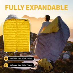 Naturehike CW400 CW700 Sleeping Bag Lightweight Duck Down Winter Thick Warm Ultralight Outdoor Hiking Camping Travel Equipment