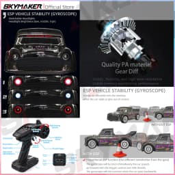 SG1607 SG1605 SG1606 UD1607 UD1608 Pro 1/16 RC Car High Speed 2.4G Brushless 4WD Drift Remote Control Racing Car toys For Boys