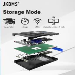 JKBMS 1A 2A Active Balance Bms 100A 120A 150A 200A CANBUS Rs485 BT 36V 48V 60V Li-Ion Lto battery lifepo4 battery storage