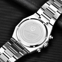 PAGANI Design 2025 New Men Quartz Watch VK63 Sapphire Crystal Luminous Stainless Steel PD1707 200m Waterproof Reloj Hombre