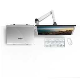 OA-7X Multimedia Desktop Long Arm 25inch LCD Monior Stand Laptop Holder Stand Table Full Motion Double Monitor Mount