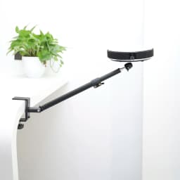 Desktop Clip Tripod Standing Desk Monitor with 1/4" Ball Head Table Fixture Ring Light Adjustable Bracket Stand DSLR Camera