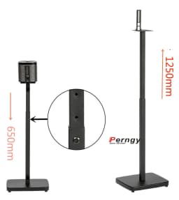 (1 pair=2pcs) SF08 65cm-125cm Adjust Surround Sound Speaker Display Stand Floor 9500S Q90R Q950R Q950A RT5 Z9R Sonos Play 1 / 3