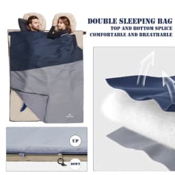 Naturehike Sleeping Bag LW180 Ultralight 3 Season Camping Hiking Sleeping Bags Outdoor Portable Waterproof Cotton Sleeping Bag