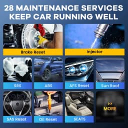 Lifetime Free Update MUCAR VO7S/VO7 Car Diagnostic Tool Bi-Directional ECU Coding Obd2 Scanner Full System Diagnosis 28 Reset