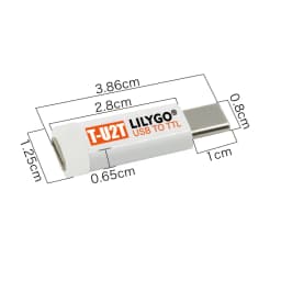 LILYGO® TTGO T-U2T USB To TTL Automatic Downloader CH9102 Programmer Adapter Serial Development Board Open Source Module