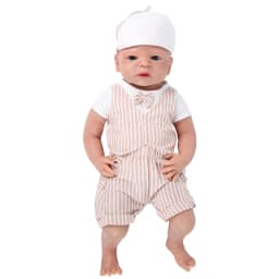 IVITA 100% Silicone Reborn Baby Dolls Painted Realistic Newborn Lifelike Bebe Doll Wholesale Toys for Children Christmas Gift