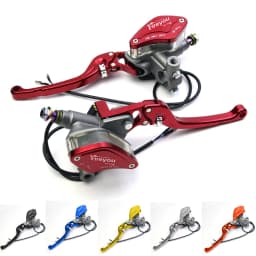 lever Adjustable Handle Hydraulic clutch Brake Pump Master Cylinder Motorcycle Racing Universal For Yamaha Kawasaki Brake