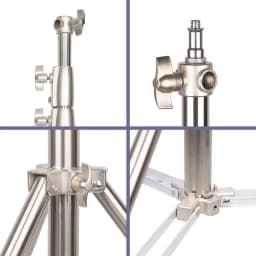 Stainless Steel Big Tripod 2/2.8/3.2M Foldable Light Super Stand Tripod Photography C-Stand For Spot Light Softbox Photo Studio