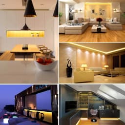 3mm 5mm COB LED Strip 12V 24V Dimmable 3000K 4000K 6000K High Density Flexible RA90 LED Strip Lights For Home Decor