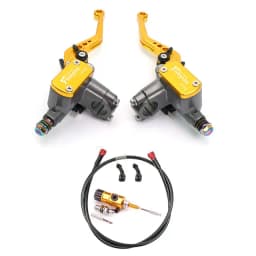 Motorcycle Master Cylinder Lever Hydraulic Clutch Oil Hose Line Pipe Rear Foot Brake Pull Rod Atv Dirt Pit Bike Braided Tubing